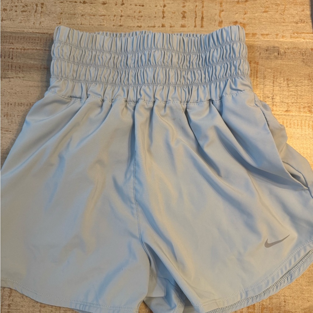 Nike Women's Sky Blue Athletic Shorts